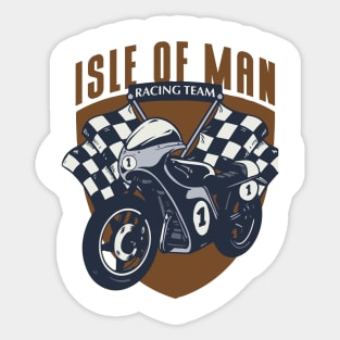 isle of man racing team Sticker